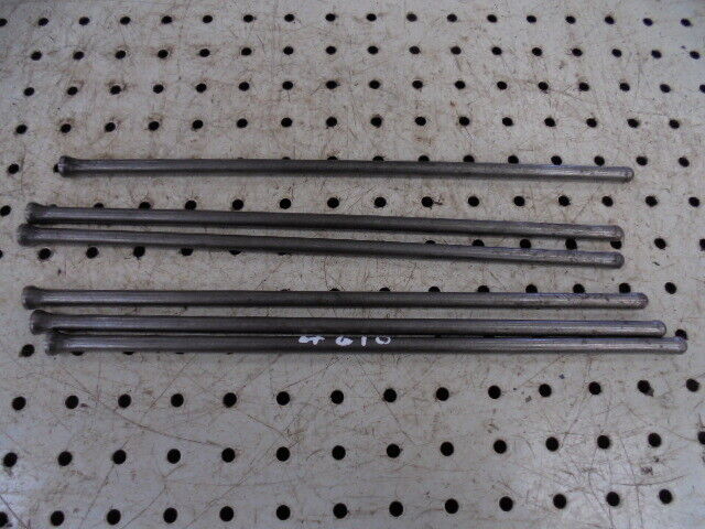 for, Ford 4610 Engine Push Rods Set of 6 in Good Condition