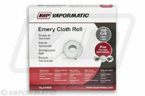 Fine Emery Tape Roll 150Grit 25mm x 50m