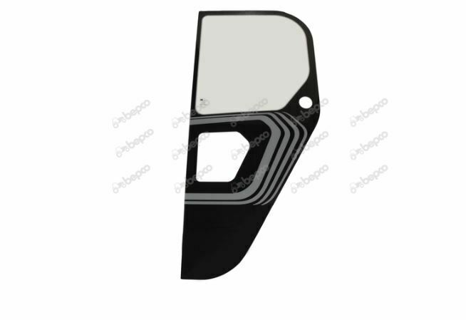 MERLO LEFT DOOR GLASS - FLAT - NON-TINTED