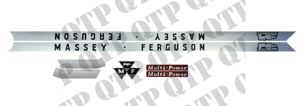 Massey Ferguson 165 Decal Kit