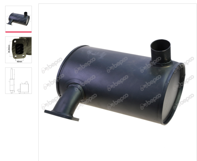 For FORD TS115 TS115E TS90 EXHAUST SILENCER