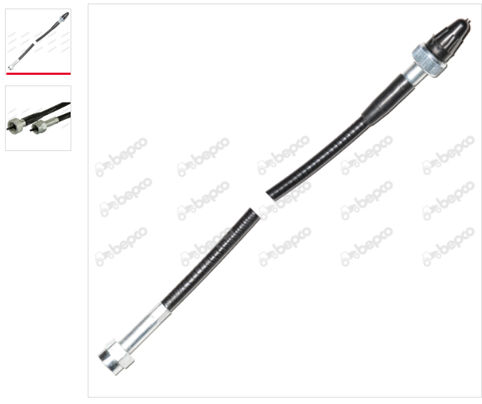 Massey Ferguson 35 4 Cyl Rev Counter Cable 1230mm