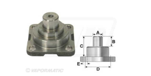 For FENDT Front axle 4wd, Hub carrier, Pivot pin