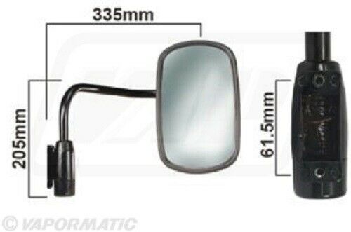 Fiat RH Convex Mirror Assembly