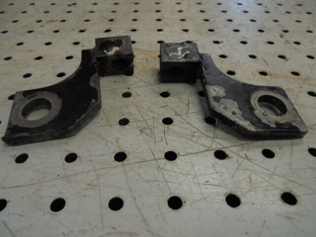 for, David Brown 1394 Handbrake Cable Mounting Brackets PAIR - Good Condition