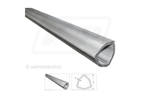 PTO Shaft TRIANGULAR PROFILE TUBE 3M 45mm - 3 metres