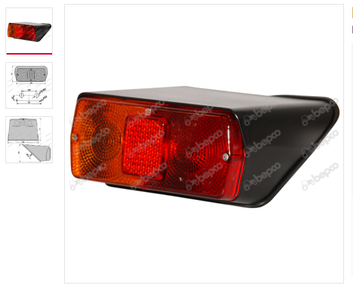 for, FORD Super Q Cab Rear Light LH