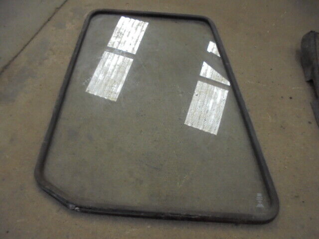for, Ford 4600 - 7610 Q Cab LH Top Door Glass & Rubber Seal - Good Condition
