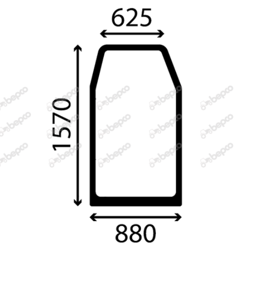 For MERLO MF TF TELEHANDLER WINDSCREEN – Gwynedd Farm Machinery Ltd