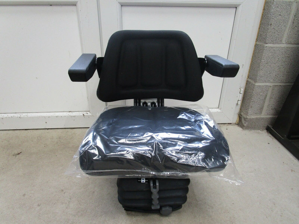 Mechanical Suspension Tractor Seat With Foldable Armrests