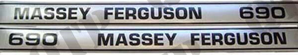 Massey Ferguson 690 Decal Kit