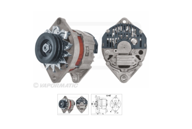 For FIAT ALTERNATOR 14V 65A Marelli Type