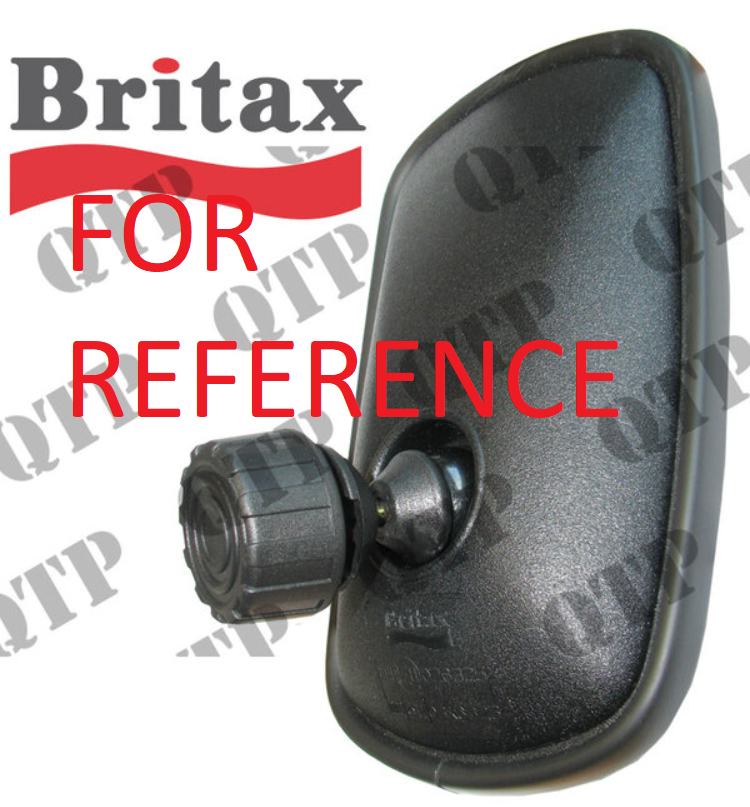 For Ford New Holland 35 40 60 TS Series Mirror Glass Convex 257mm x 157mm PAIR