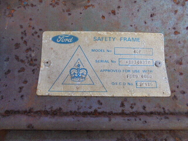 for, Ford 4000 Ford Cab Front & Rear Top Frame Brackets in Good Condition