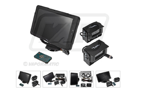 CABCAM CAMERA KIT10" HD QUAD SCREEN 2 CAMERA SYSTEM