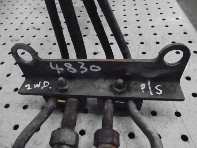Ford New Holland 4830 2wd Power Steering Steel Pipes Along Side Engine
