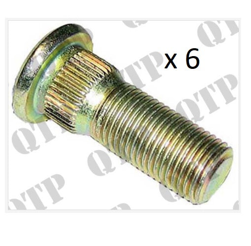 Massey Ferguson Wheel Stud 35 135 165 Front - PACK OF 6